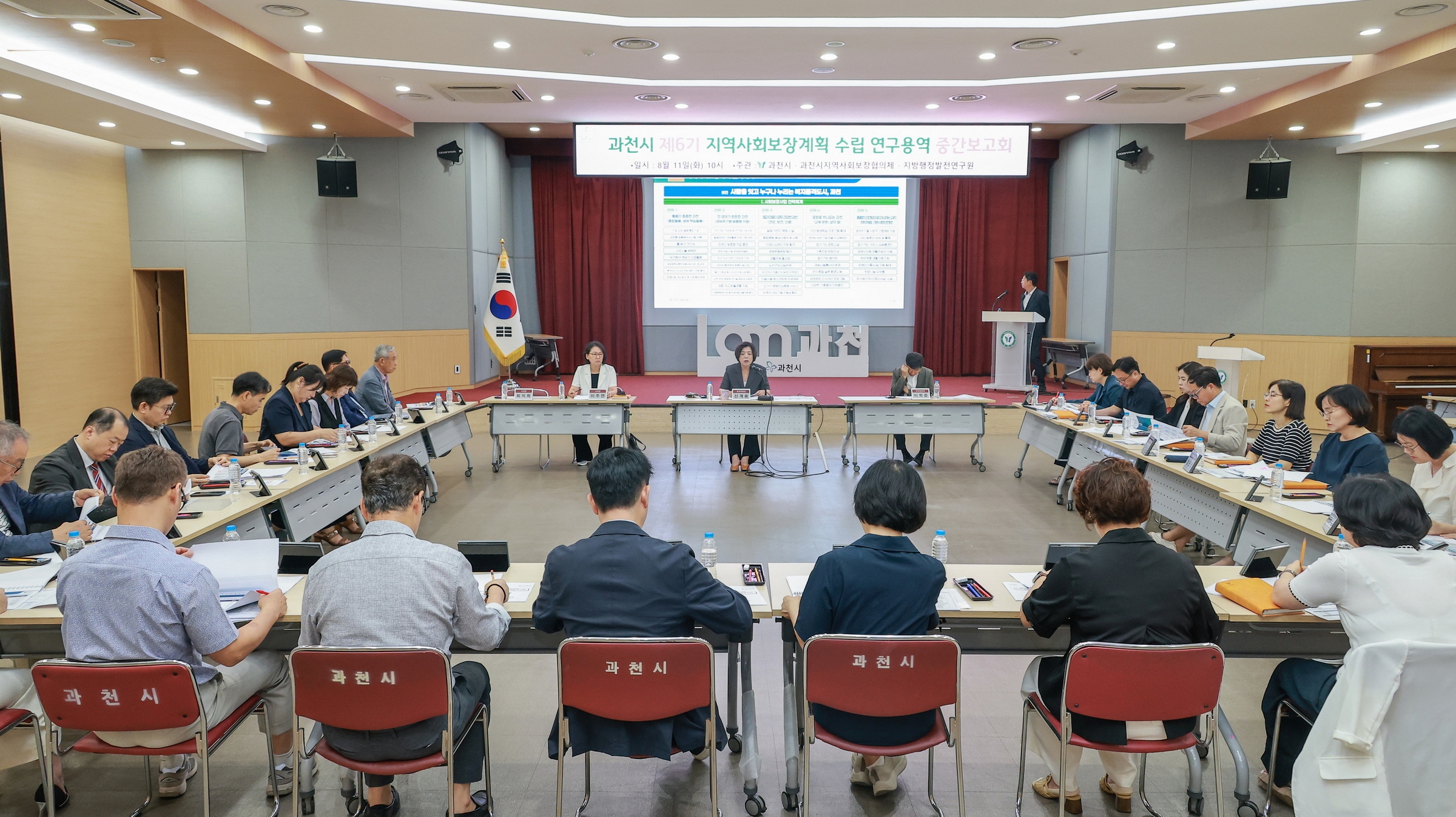과천시 제6기 지역사회보장계획 수립 연구용역 중간보고회