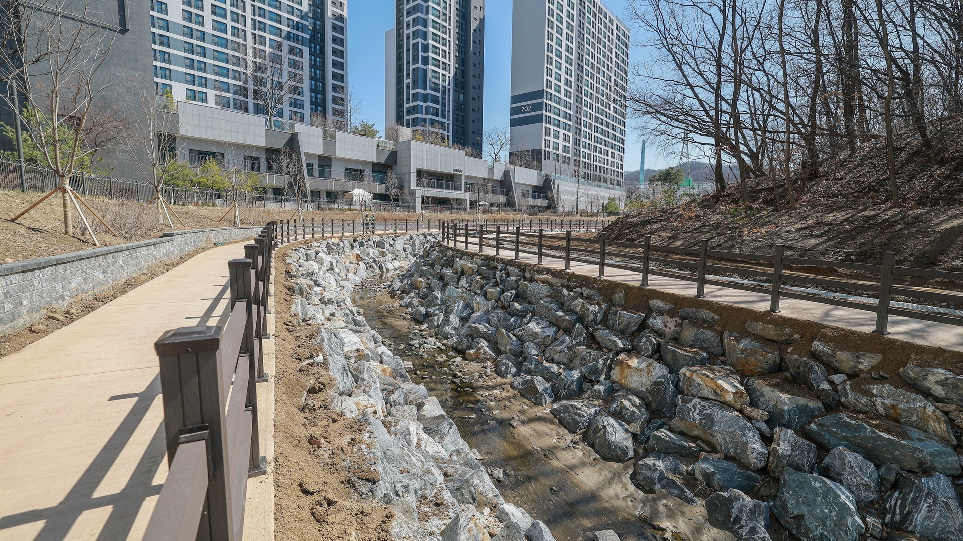과천시, 제비울천 산책로 현장점검