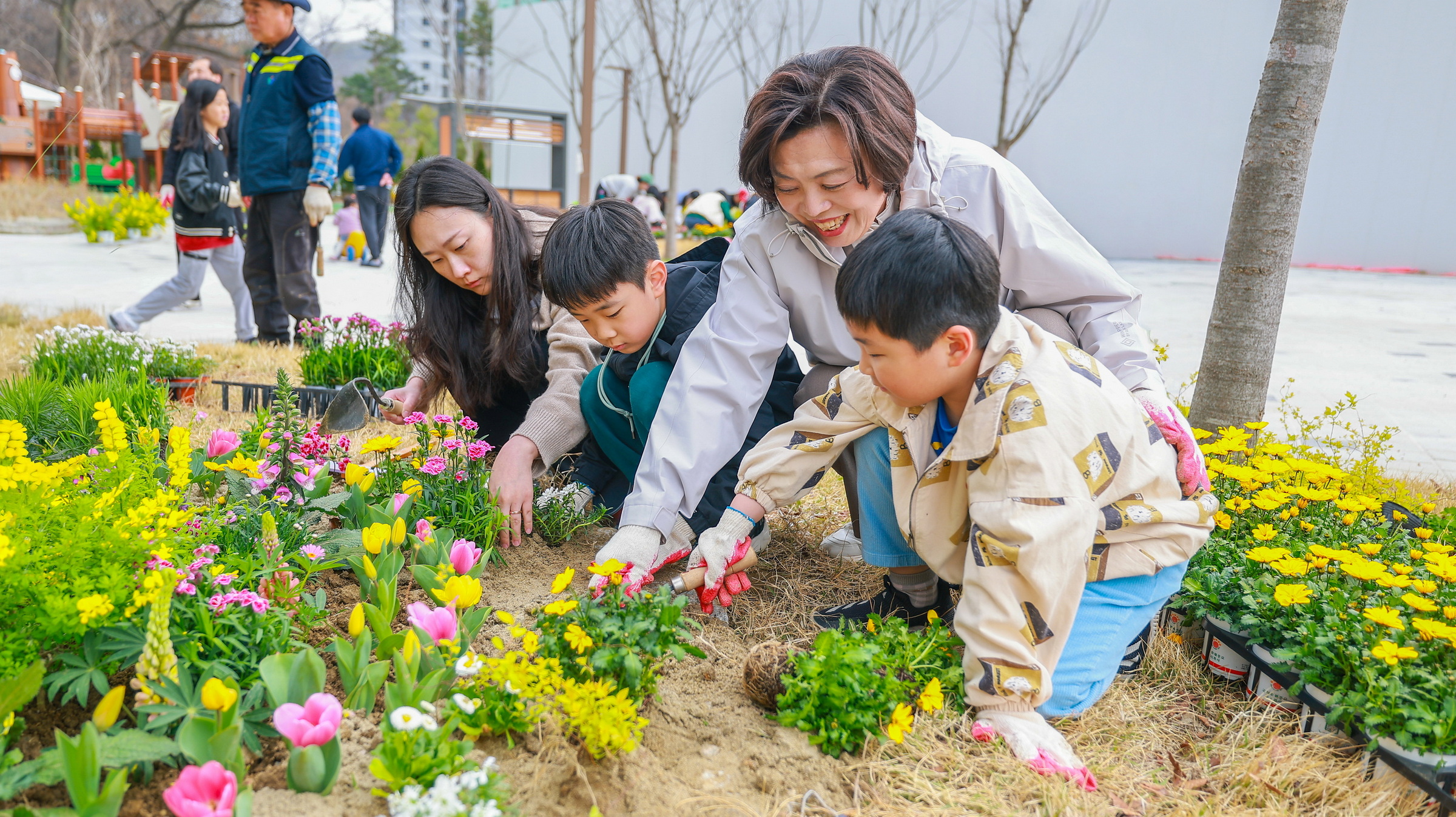 과천시 시민참여 마을정원 조성사업 행사
