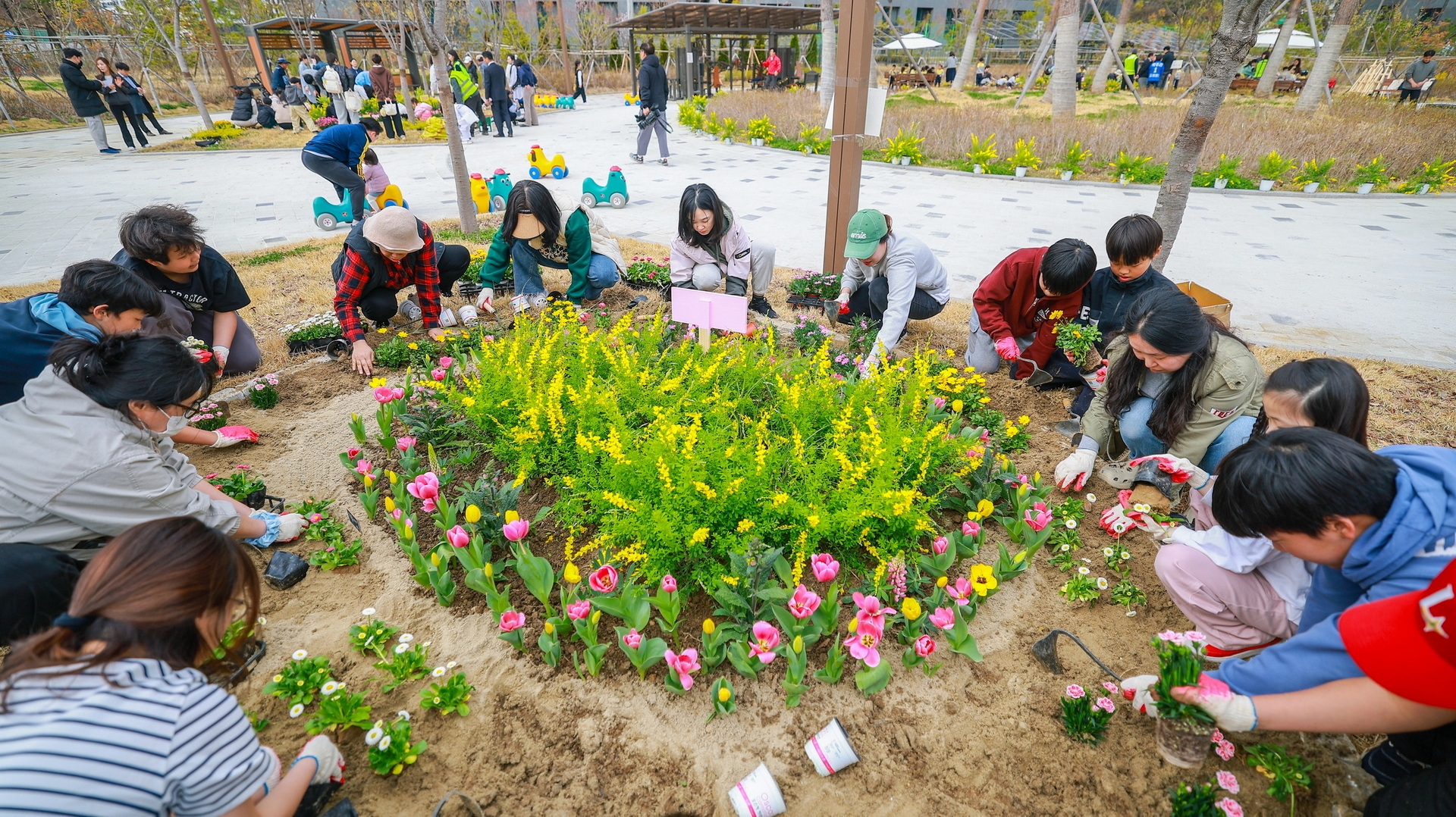 과천시 시민참여 마을정원 조성사업 행사